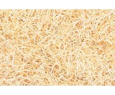 Doubleyou Geovlies & Baustoffe Holzwolle grün oder Natur für das Osternest Holzwolle Osterei Deko-Gras (100 g, Natur)