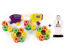 2 x Konfettipistole + 2 x Munition = 108 Schuss Munition - Shooter Party Popper Konfetti