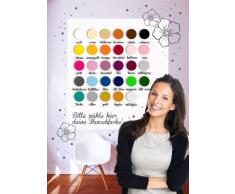 ilka parey wandtattoo-welt Wandtattoo Wandbild Wandaufkleber Wandsticker Sleeping Eyes müde Augen Kawai M1983 ausgewählte Farbe: *dunkelgrau* ausgewählte Größe: *M - 25cm breit x 5cm hoch*