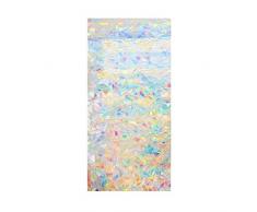 Fensterfolie 3D Folie Fensterfolie, Regenbogeneffekt Datenschutz Aufkleber Glasaufkleber dekorative für Fenster Dekorfolie Sichtschutzfolie Statisch Glasfolie Selbsthaftend Anti-UV Stein