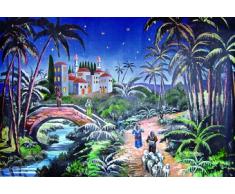 Hintergrund Weihnachtskrippe C/Figuren auf Karton 70 x 98 cm