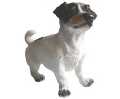 colourliving Dekofigur Jack Russel Hund Jack Terrier Garten Deko Tierfigur