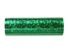 Luftschlangen, Metallic Holografie, GRÜN, 1 Rolle