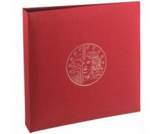 Exacompta Münzalbum Numismatic 25x25cm mit 5 Münzhüllen bordeaux