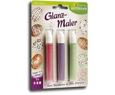 Heitmann Eierfarben Malstifte zum Bemalen von Ostereiern (Glanz Maler, 3 Pastellfarben)