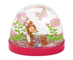 moses. Schneekugel Reh | Schüttelkugel mit Schneeflocken und Glitzer