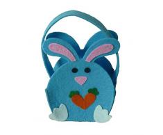 Freedomanoth DIY Osternester Für Kinder Osterhasen Taschen Osterkorb Bunny Taschen 13x10x6cm/5,12x3,94x2,36in