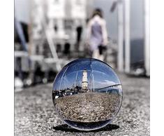 Yeti-Gold Glaskugel Fotografenqualität 8cm (Glaskugel Plus Glassockel)