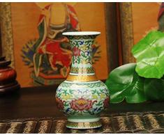 Keramikvase für Buddha, große Halle für Buddha, Vase für Lotus, Buddha mit Reichtum, Bambusvase, Guanyin-Flasche