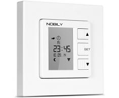 NOBILY *** Rolladen Zeitschaltuhr ZS1 inkl. Zwischenrahmen Gira System 55 Reinweiß Rolladenzeitschaltuhr Timer Rolladenuhr Uhr Schalter für Rolladenmotor Rohrmotor Rolladenantrieb EAN: 4260355822511