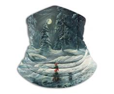Xian Shiy Wintermärchen, Ölgemälde im Retro-Stil Komfortable Fleece Neck Warmer Sturmhaube