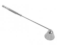 Lumanuby 1x Kerzenlöscher aus Edelstahl Vintage Dochtlöscher Beweglicher Geschenk für Kerzenliebhaber (Silber)