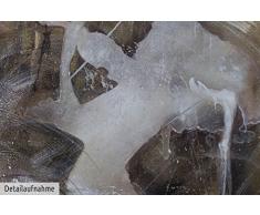 KunstLoft® XXL Gemälde Virtuose Violine 180x120cm | original handgemalte Bilder | Abstrakt Frau Musik Beige | Leinwand-Bild Ölgemälde einteilig groß | Modernes Kunst Ölbild