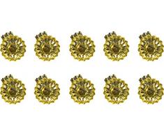 Baumkerzenhalter 10er Pack gold 10010