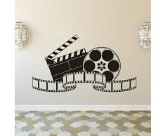 Home Cinema Roon Wandaufkleber Film - Raum - Dekoration PlayVinyl Wandtattoo Cinema Projektor - Wand - Plakat