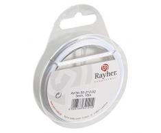 Rayher 5521202 Satinband, 3mm, SB-Rolle 10m, weiÃŸ