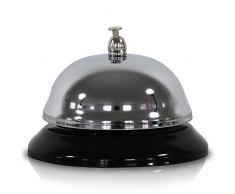 Tischklingel Rezeptionsklingel Hotelklingel 8,5 cm Metall Tischglocke Glocke
