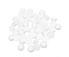 50 Modellieren Styropor DIY Ball Hemisphären Osterkugeln Decor Craft Weiß 5cm