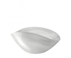 Leonardo Glas Schale Alabastro, 38 x 20 cm, weiß
