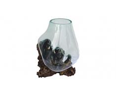 Wurzelholz Glas Vase XXL, Geschenk Deko Glas XXL, Einzigartige Gamal XXL, Wurzel Holz Liqva XXL, Teakholz Glas Vase XXL,Kaffeebaum Vase XXL, Blumenvase XXL, Design vase XXL