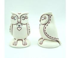 Eulen Figur „Mini-Lady“ Miniaturausführung mit kleinem Herz handbemalt Set bestehend aus Eulenfigur einem Gazesäckchen und einer Geschenkverpackung MADE WITH SWAROVSKI® ELEMENTS Deutsche Handarbeit Geschenkidee zum Geburtstag