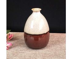 suxiaopei Keramik aromatherapie flaschenvase Handwerk kreative Dekoration Mittelmeer Europäischen einfache ofen ändern 6 * 10 * 2 cm