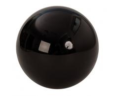 3 Stück Dekokugel in Schwarz je ca. Ø 10 cm Edelstahl Kugel Rosenkugel Weihnachten Deko