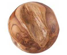 Prima Flora Teakholz-Dekokugel, Braun, Ø 25 cm