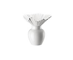 Rosenthal - Falda Vase/Blumenvase - weiß - Porzellan - 27 x 26 cm
