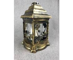 WoMa Kreativ Kerze Grablichter Grabschmuck Grablampe Grablaterne Grablicht Grableuchte Memory 26 cm W.K-207r