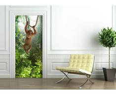 StickerProfis Türtapete selbstklebend TürPoster - AFFEN Gaudi - 3D