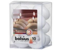 100 Schwimmkerzen, weiß