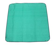 Pad 1 X 1 Meter Mix Boden Wasserdicht Gartenarbeit Wiederverwendbare Matte Land Kissen Platz Pflanze Ändern Verdicken Blumentopf Becken Lock Design(Grün + grün)