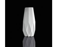 Goebel Kaiser Porzellan Polygono Star Vase, Blumenvase, Dekovase, Dekoration, Porzellan, Weiß, 33.5 cm, 14003731