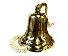 15,2 cm Messing Schiff Glocke Wand aufhängen Halterung Schule Abendessen Bell – arsuk