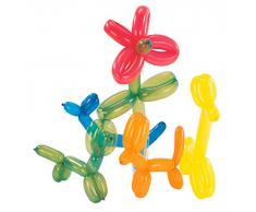 Riethmüller 6408 - 10 Modellierballons mit Pumpe, Länge circa 135 cm