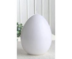 CandleCorner Eikerzen XL-Eikerze, Größe 4, ca. 14 x 10,5 cm, weiß