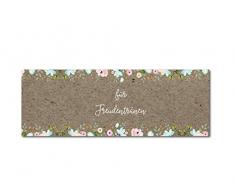 50 x Banderole Für Freudentränen Hochzeitsdeko, Taschentuch Banderolen