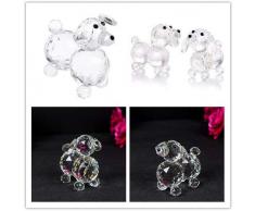 Dekofigur für Welpen, mit Swarovski-Elementen, mit Geschenkbox