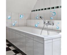 Wandkings Seifenblasen Wandsticker Set, 32 Aufkleber, 2 DIN A4 Bögen, Gesamtfläche 60 x 20 cm