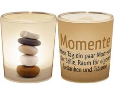 EIN LICHT FÜR DICH :-) Glaswindlicht inkl. Teelicht Momente