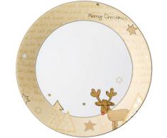 Arzberg Tric Santas Reindeer Frühstücksteller / Plätzchenteller / Kuchenteller Ø22cm