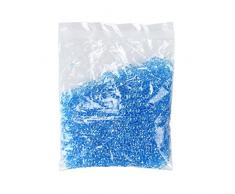 Evilandat 5000 PCS Streudeko Diamant Tischdeko Stein Verzierung Hochzeit Glitzert Klar Bling Faux Acryl Optik, 4,5mm, Wasserblau