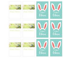 Edition Seidel Set 12 Premium Osterkarten mit Umschlag (Doppelkarten/Klappkarten mit Briefumschlag) Karte Postkarte Ostern (20165z)