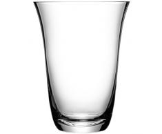 LSA International Offene Blumenvase für Sträuße, transparent, 23 cm hoch