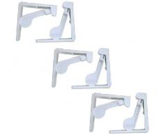 6 Kunststoff Tischtuchklammern für Tischplatten bis zu 6 cm Stärke