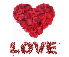 LURICO Rosenblätter, 3000 Stück Rosenblüten - Dekoration für Romantische Atmosphäre und Hochzeit Party, Valentinstag Deko, Geburt, Taufe, Datierung, Party Dekoration, Romantische Atmosphäre