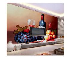 Rureng 3D Tapete Decke Benutzerdefinierte Fotowand Papier Obst Stilleben Ölgemälde Schlafzimmer Ktv Hotel Bar Wohnzimmer-250X175Cm