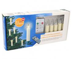 Kaufhaus Stolz Kabellose LED Christbaumkerzen im 10er Set