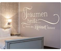 Wandtattoo Spruch Träumen heißt. durch den Horizont blicken!